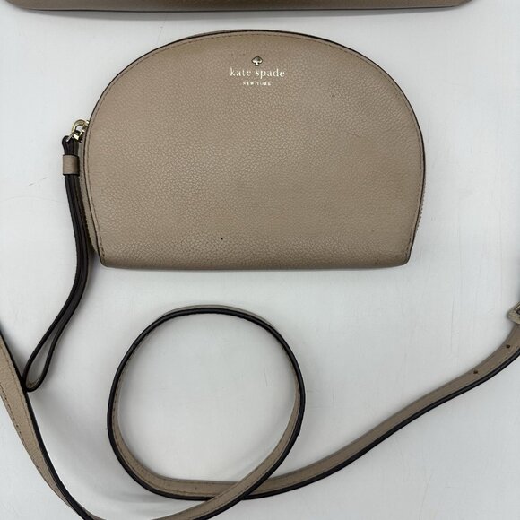 Kate Spade Grove Street Carli Leather Satchel Bag w/Jackson Wristlet Wallet FLAW - Picture 16 of 16